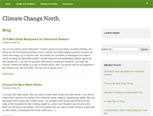 Tablet Screenshot of climatechangenorth.ca